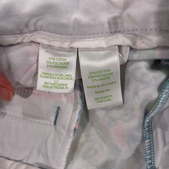 Lilly Pulitzer Callahan Short Amalfi Blue Alligator Isle 12 Colorful Preppy - Picture 5 of 7